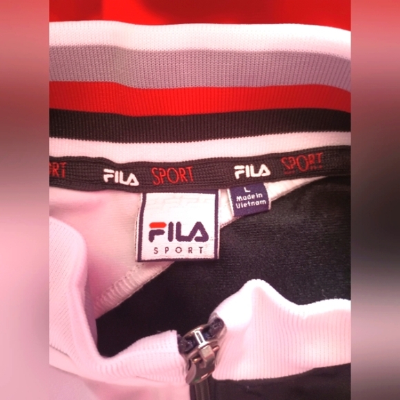 Fila Sport Men's Italia Soccer Track Jacket (Size Large) - Picture 5 of 7